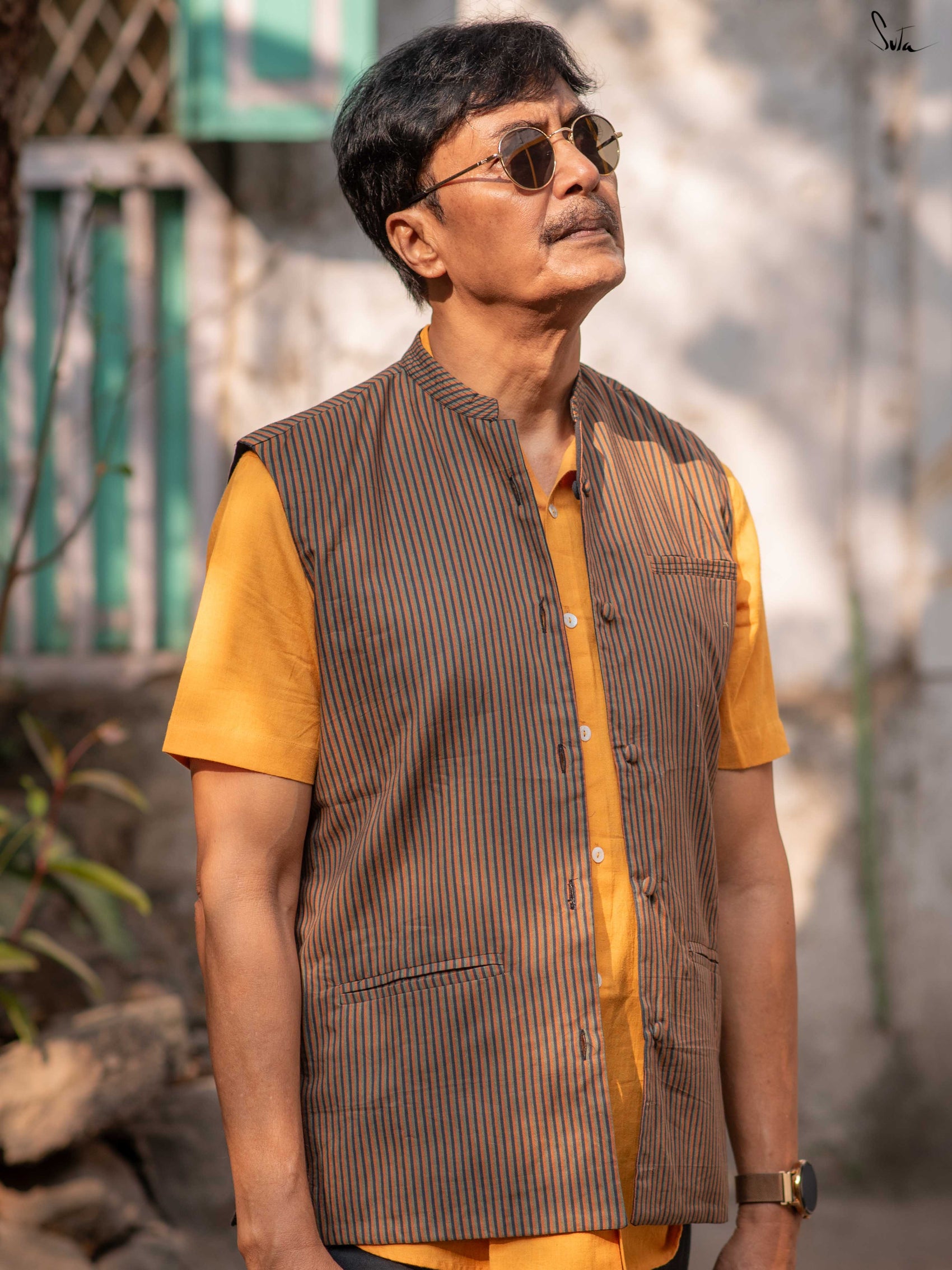 Do Scene (Reversible Nehru Jacket)