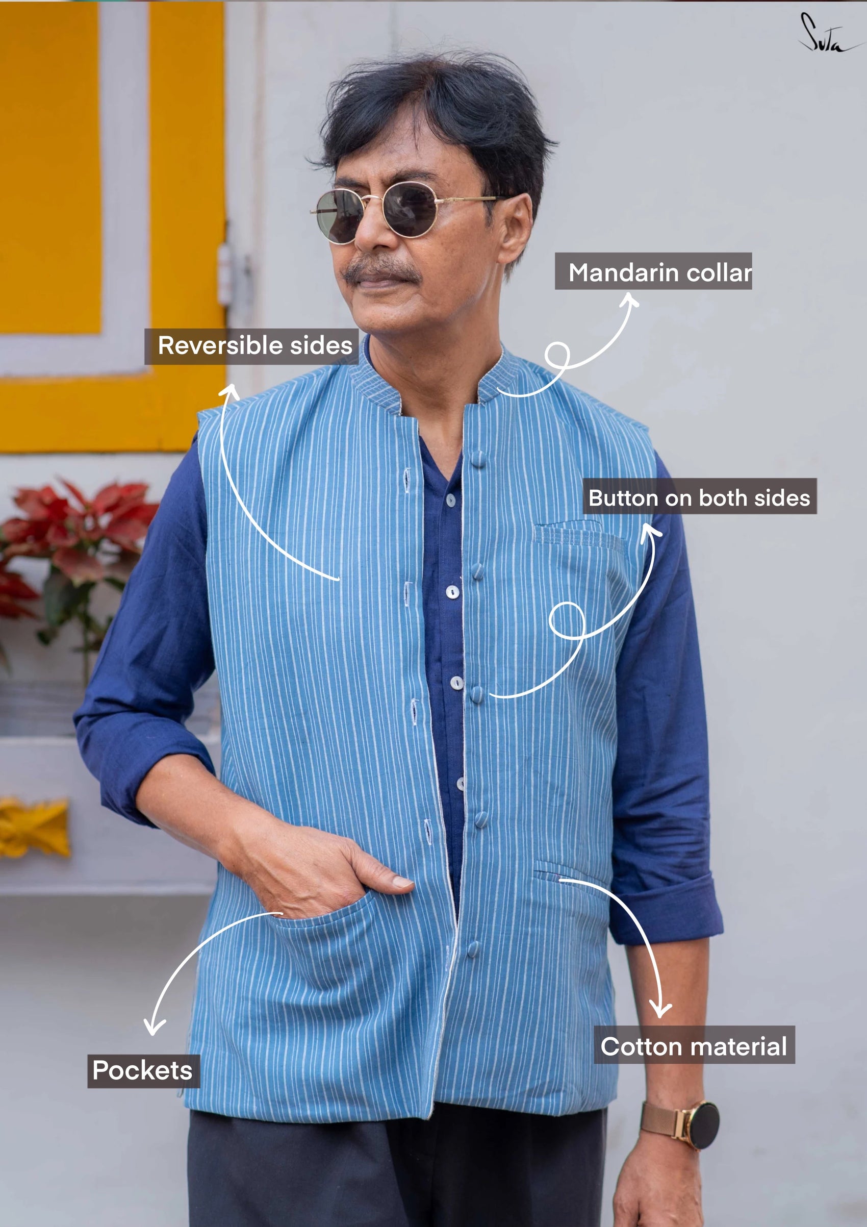 Do Vibe (Reversible Nehru Jacket)